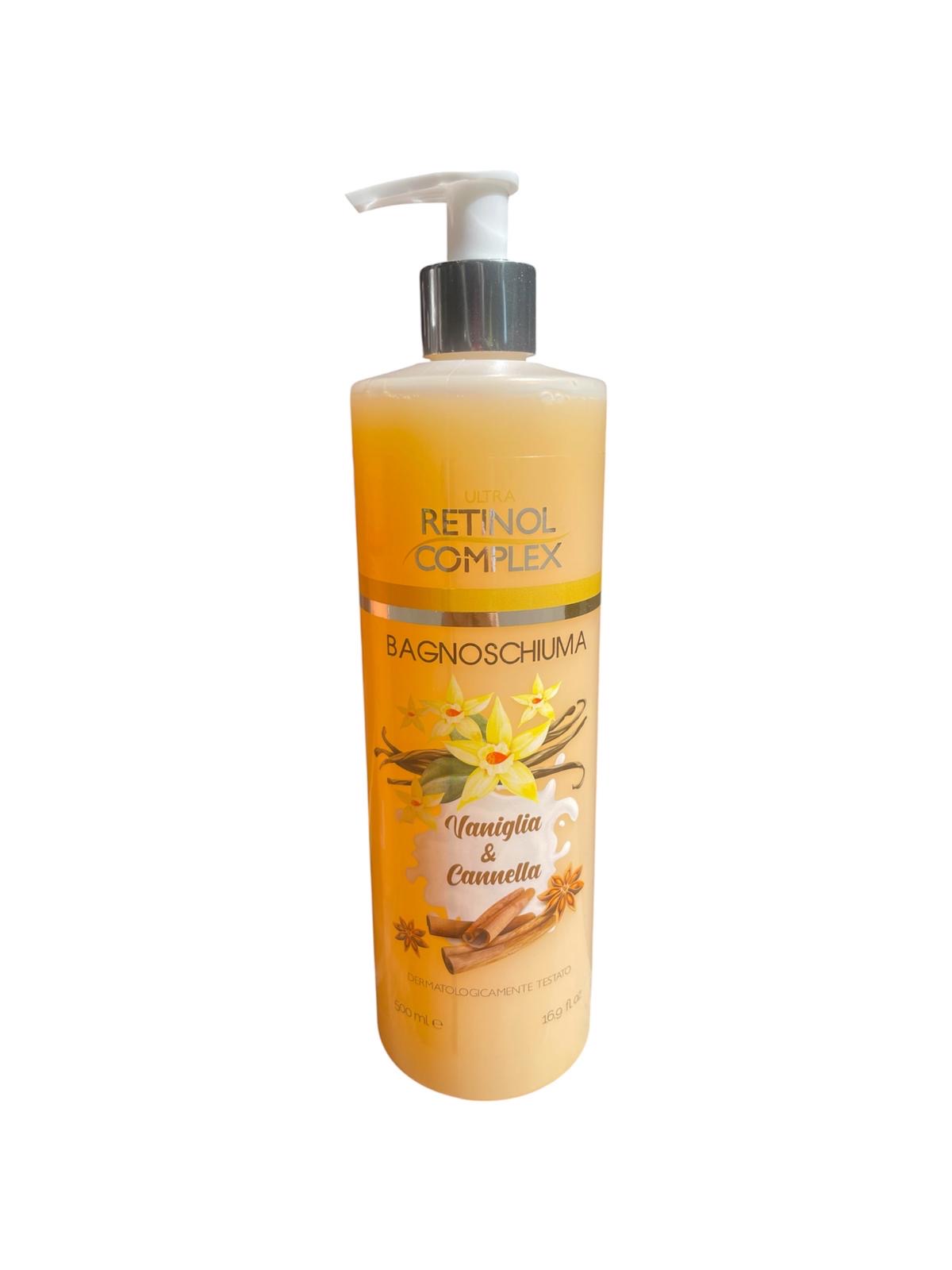 Bagnoschiuma Vaniglia e Cannella Retinol Complex 500 ml