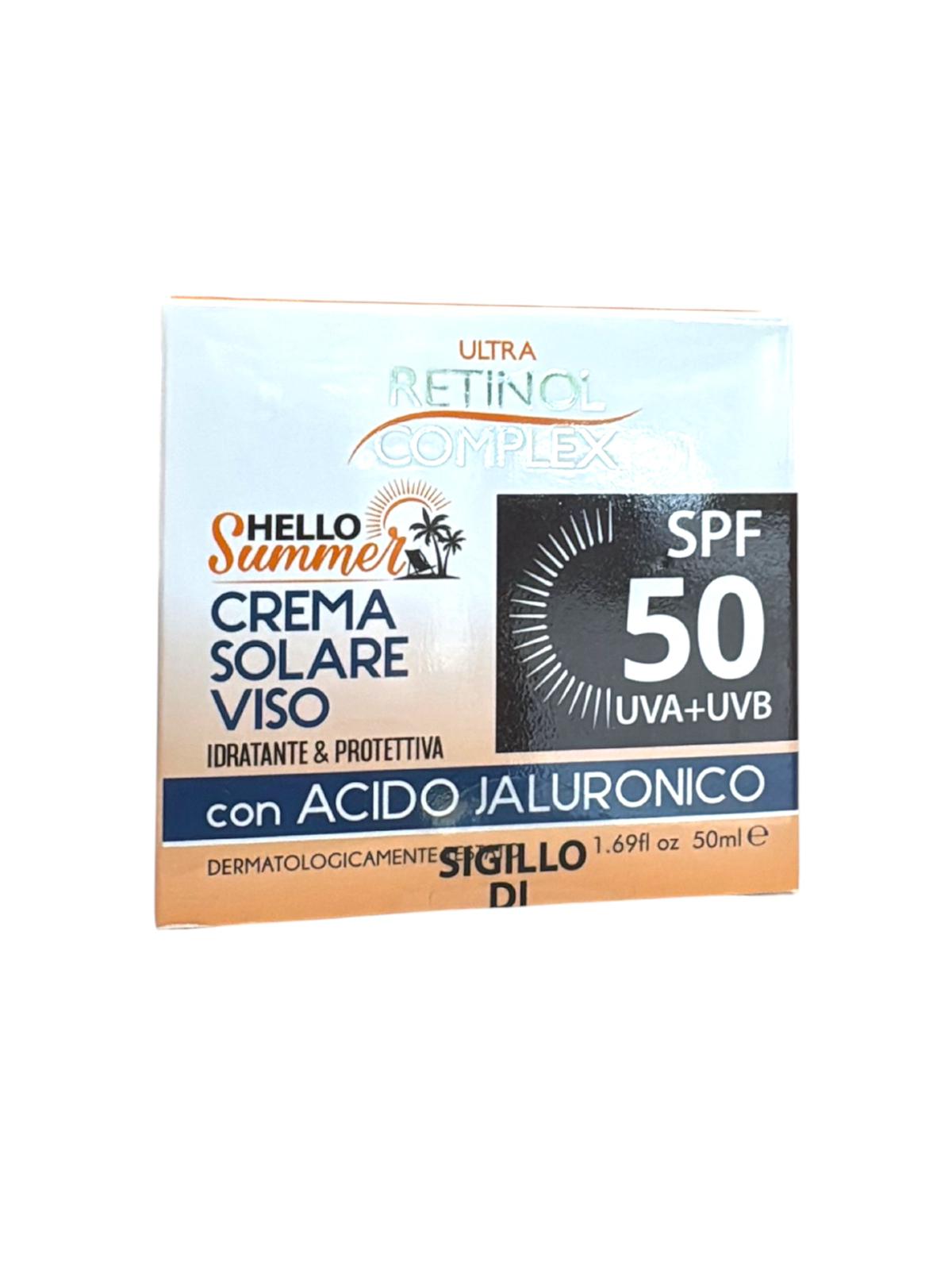 Crema Solare Viso Protezione 50
