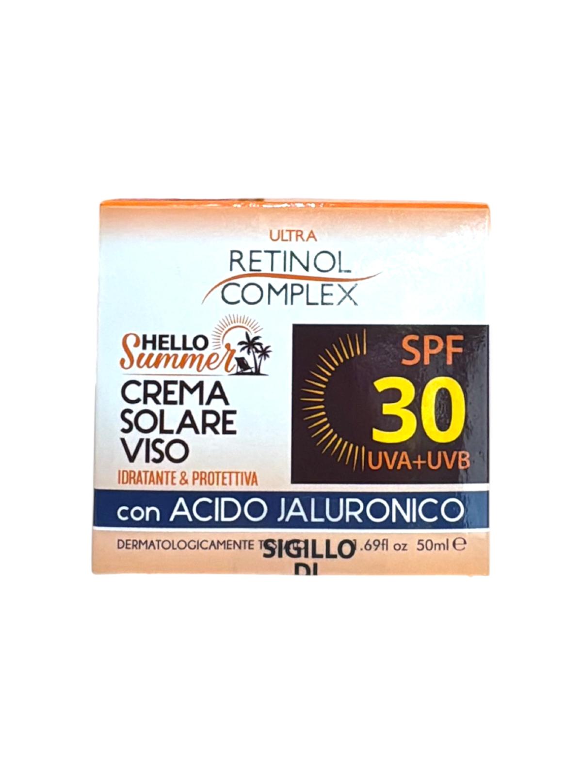 Crema Solare viso Protezione 30